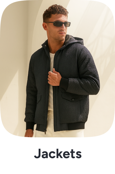 Quilted Hooded Jacket – Black