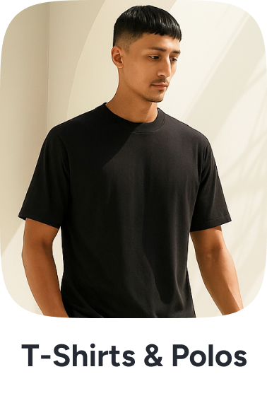 Cotton Crew Neck T-Shirt – Black