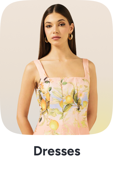 Floral Print Midi Dress – Peach